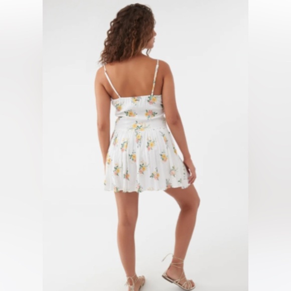 🔆O’Neill🔆 SLADE MINI DRESS CUTE Embroidered 70’s vacation girly - Picture 10 of 14